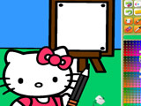 Игра Китти Учиться Рисовать